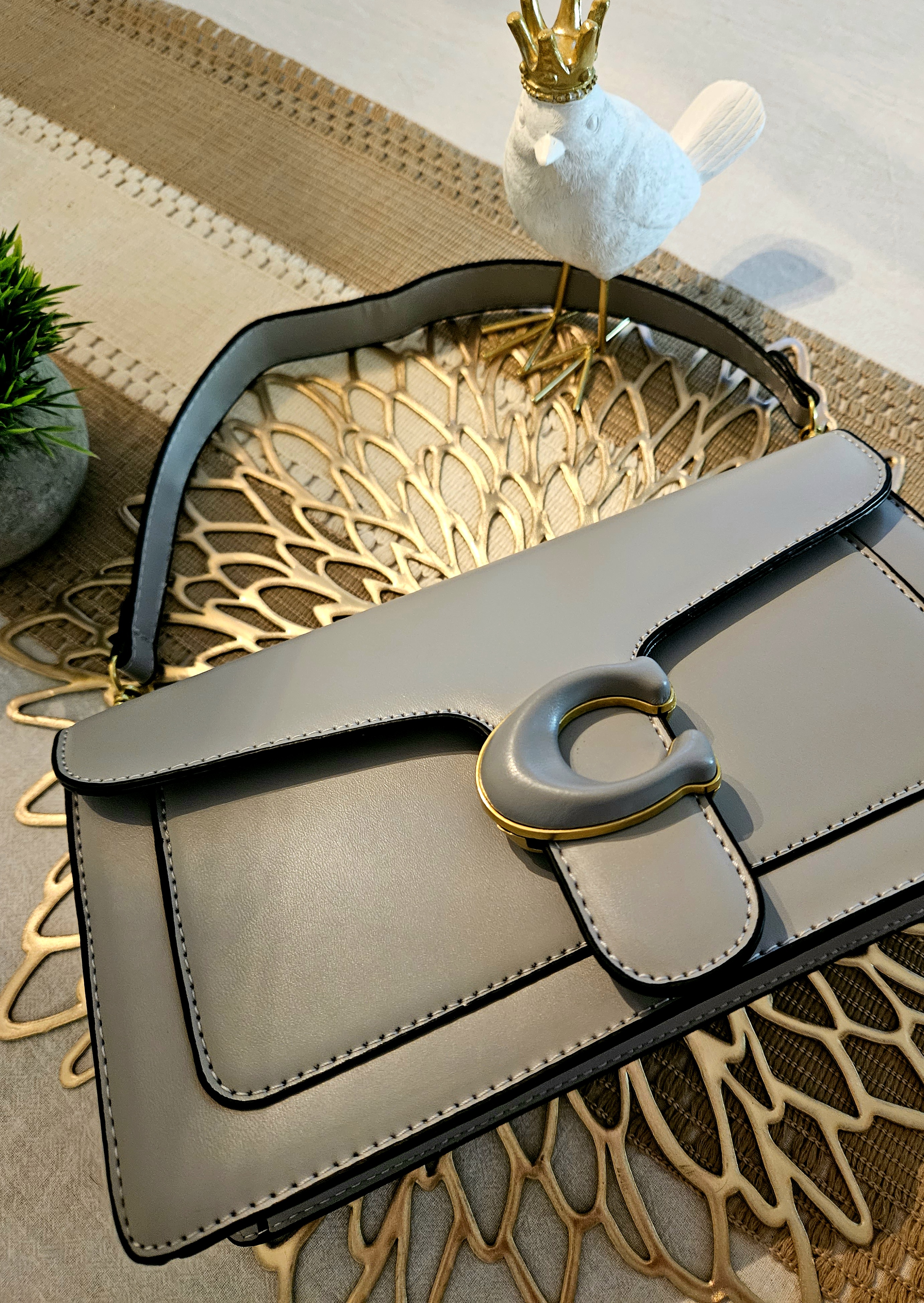 Light Grey crossbody  thumbnail