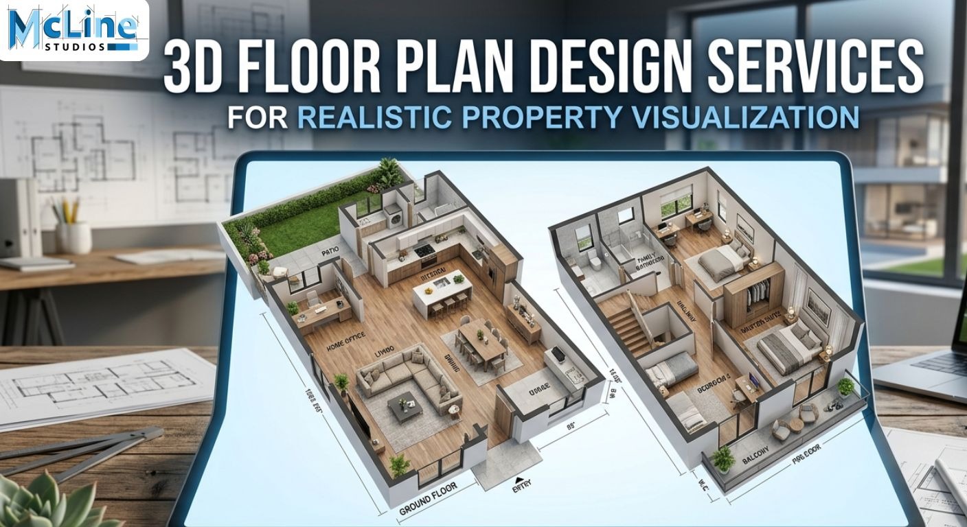 3D Floor Plan Design Services for Realistic Property Visualization thumbnail