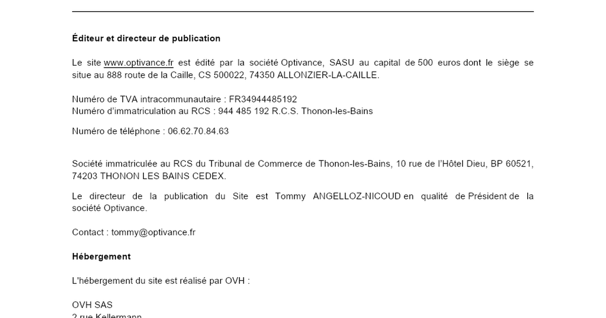 Mentions légales thumbnail