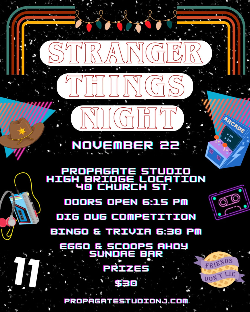 Stranger Things Night: Trivia, Bingo & More thumbnail