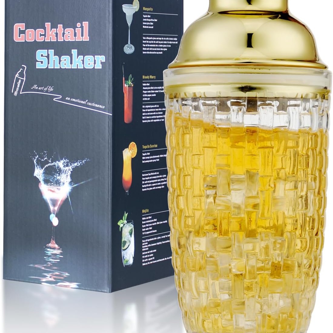 Glass Cocktail Shaker Set thumbnail