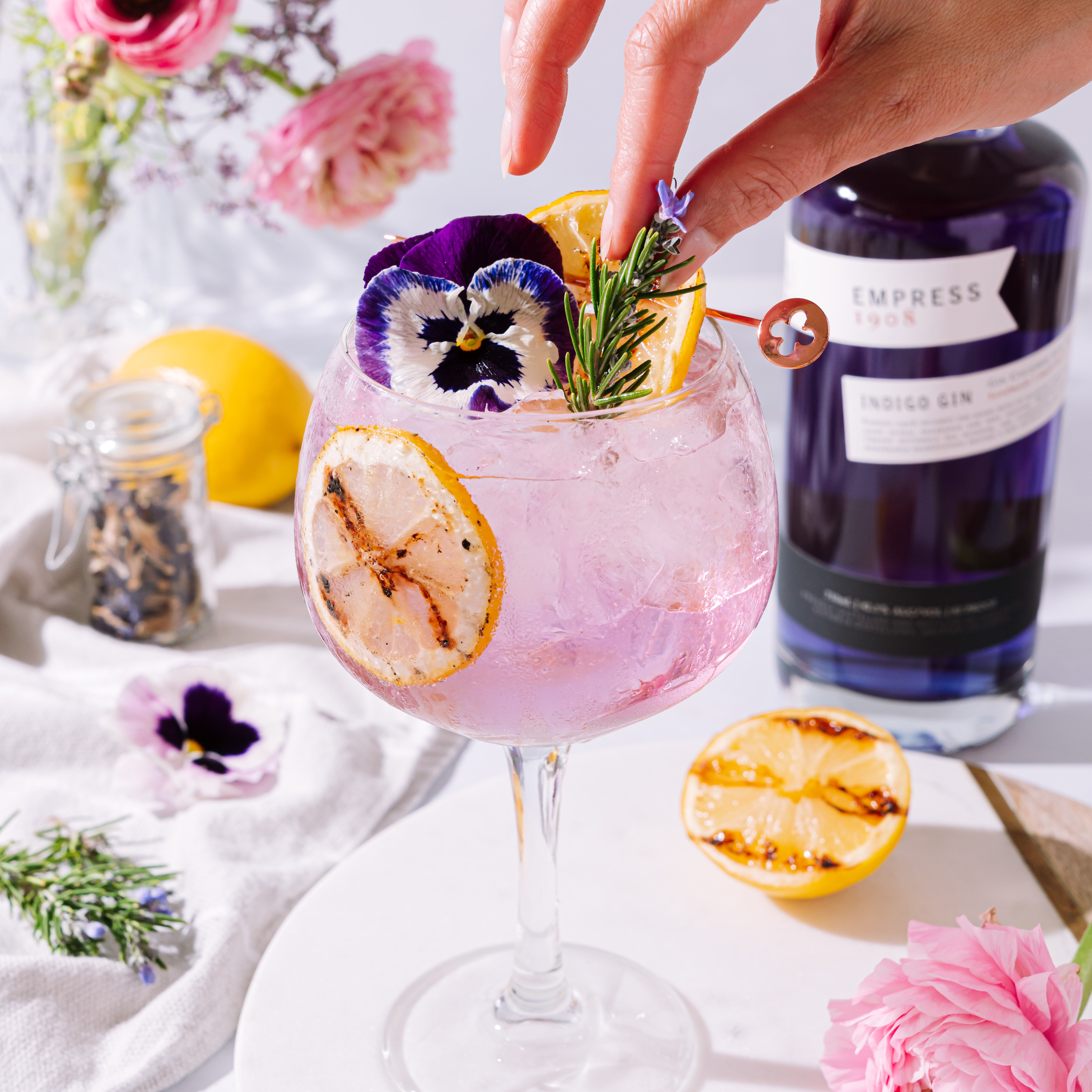 grilled lemon empress & tonic thumbnail