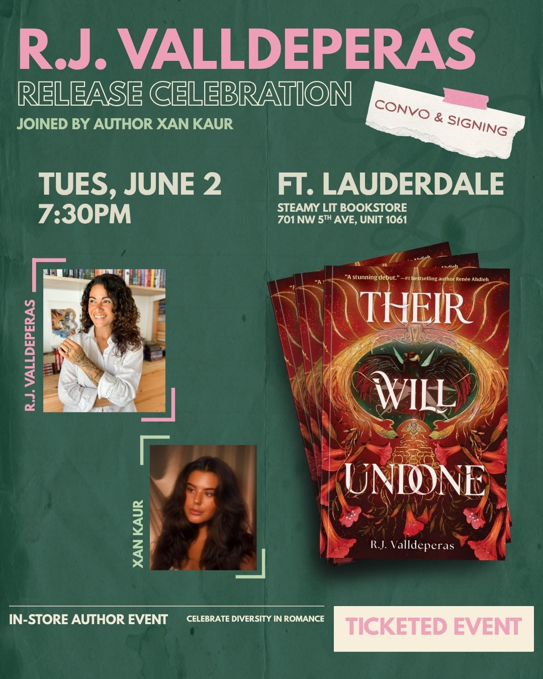 Their Will Undone Release Celebration with RJ Valldeperas thumbnail