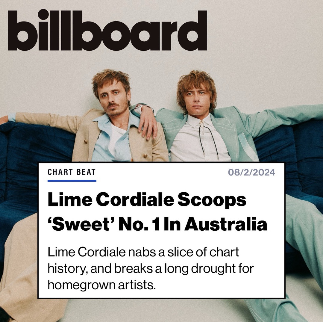 Lime Cordiale Scoops ‘Sweet’ No. 1 In Australia (Billboard) thumbnail