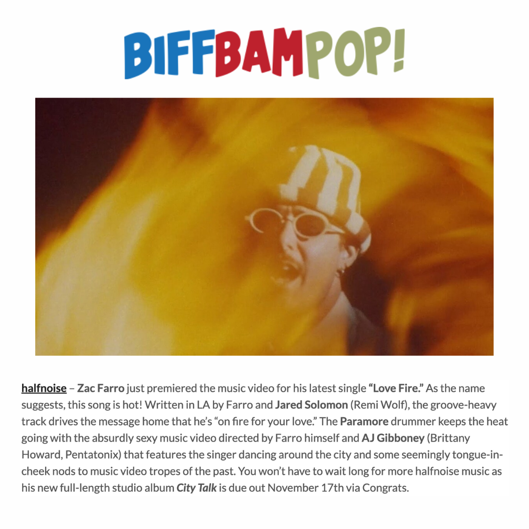 HALFNOISE X BIFF BAM POP thumbnail