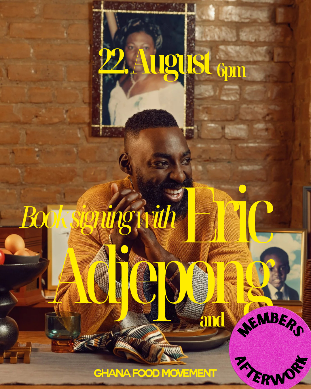 Members Hangout with Chef Eric Adjepong thumbnail