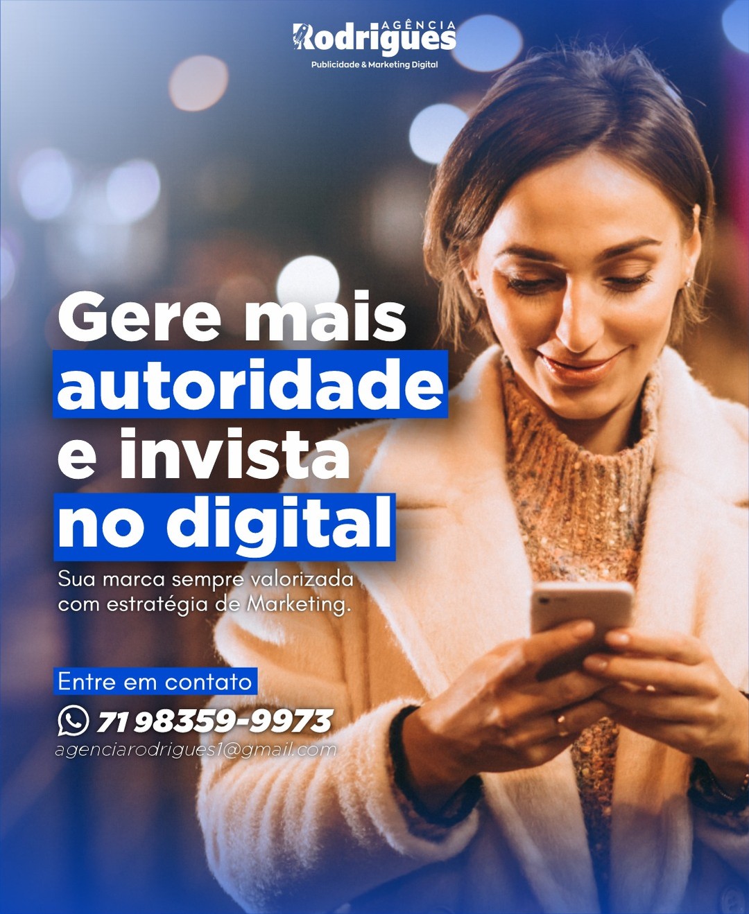 Em um mundo cada vez mais conectado, o marketing digital será onipresente, adaptando-se instantaneamente a contextos ind