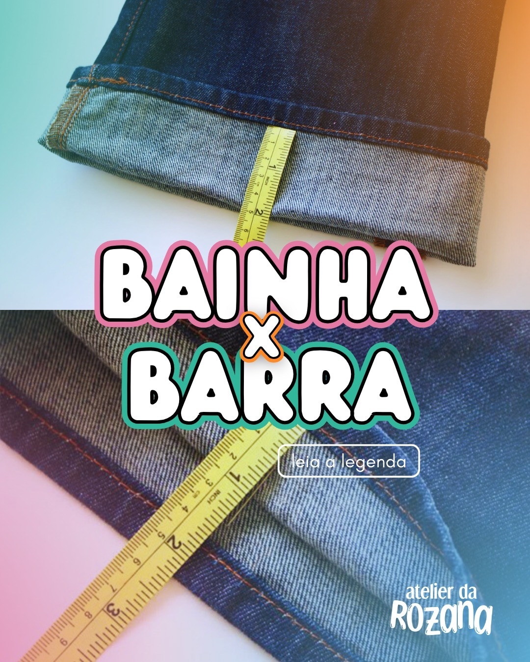 Muita gente fica confusa quanto ao serviço de ajustes em barras ou bainhas. Veeeem que agora eu vou explicar essa difere