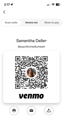 Venmo Donations | Username: psychicmediumsam thumbnail
