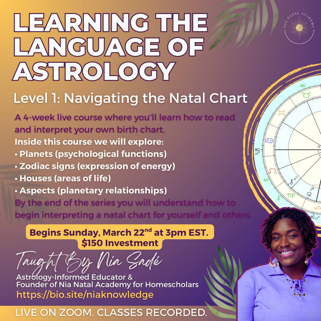 Learning the Language of Astrology | Level 1 Course: Navigating the Natal Chart thumbnail