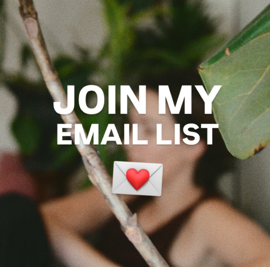 join my email list  thumbnail