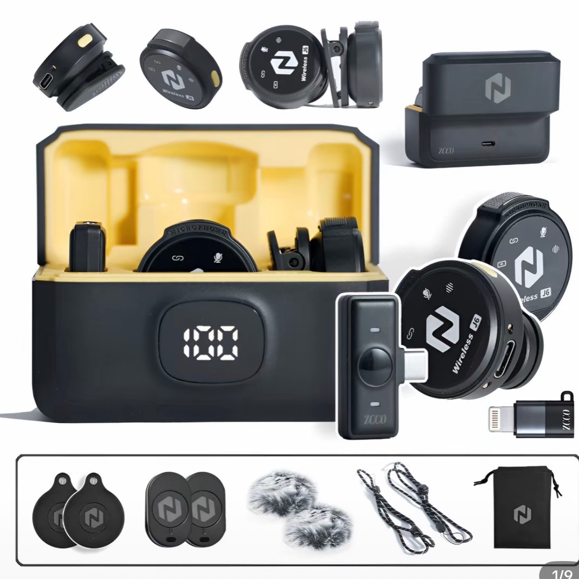 Microfone ZCCO J6 com case thumbnail