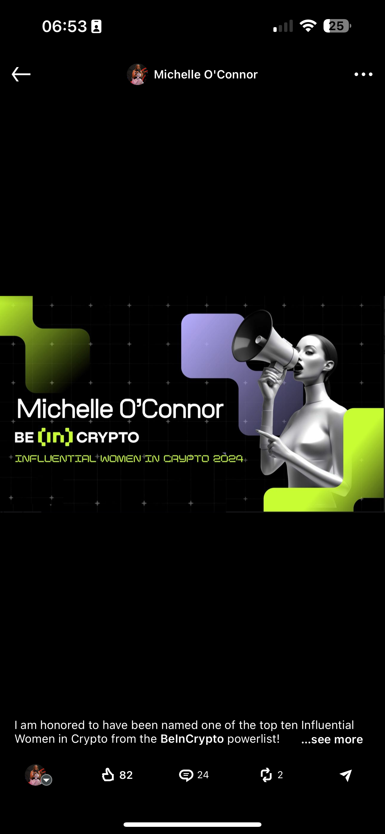 top ten Influential Women in Crypto from the BeInCrypto powerlist! thumbnail
