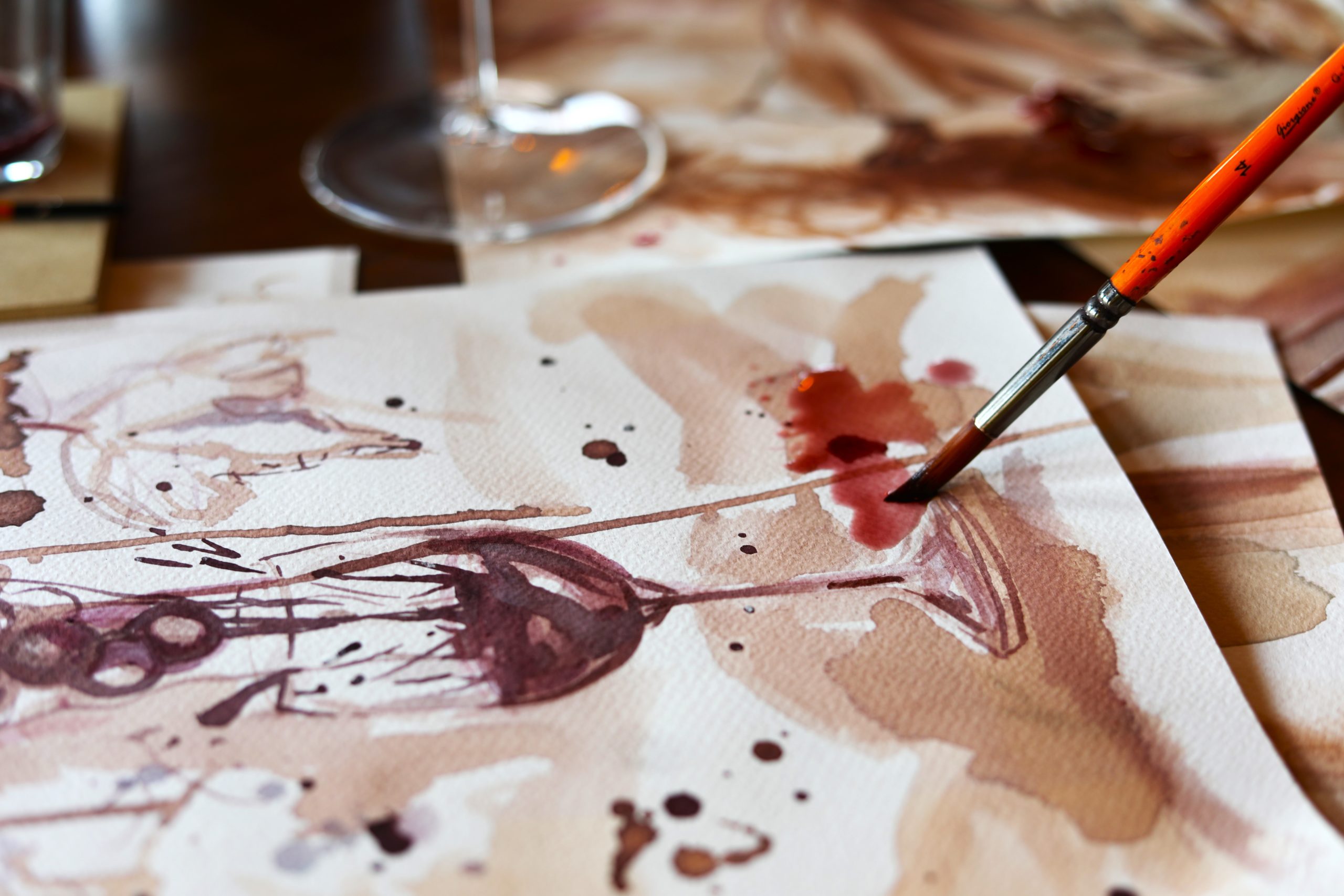 Painting with Red Wine thumbnail
