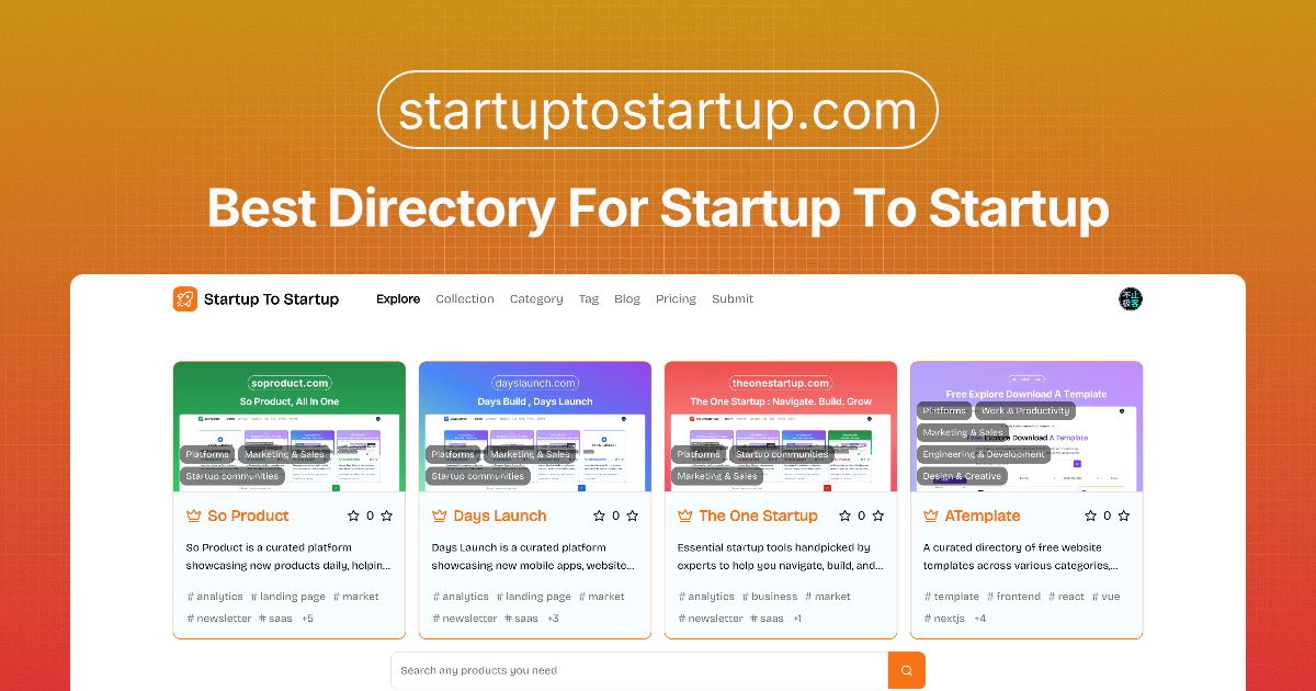 Startup To Startup thumbnail