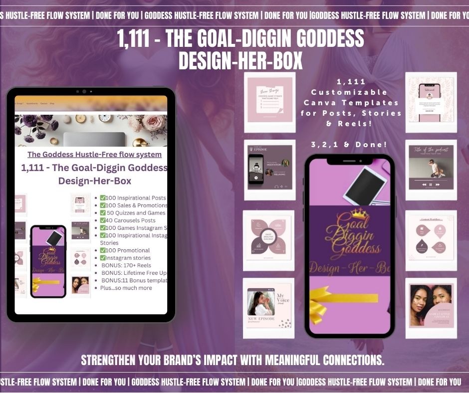 (1,111)  Goal-Diggin-Goddess Design-Her-Business In a Box — The Goddess Circle thumbnail