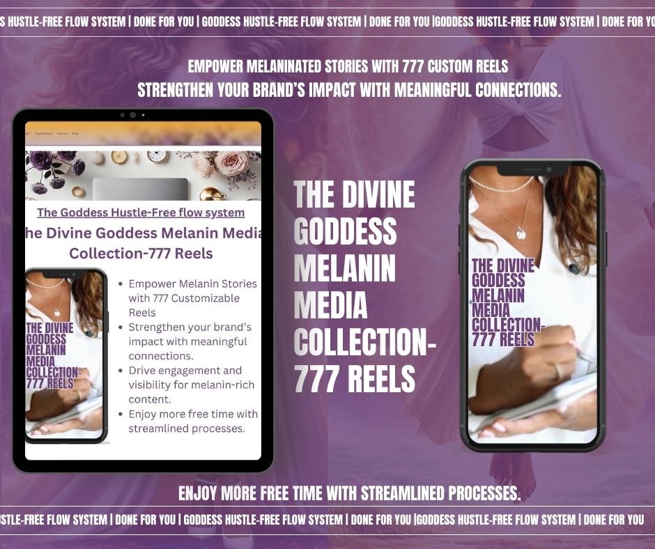 (777) The Divine Goddess Melanin Media Collection: 777 Melanin Media Collection (+MMR/PLR RIGHTS) — The Goddess Circle thumbnail