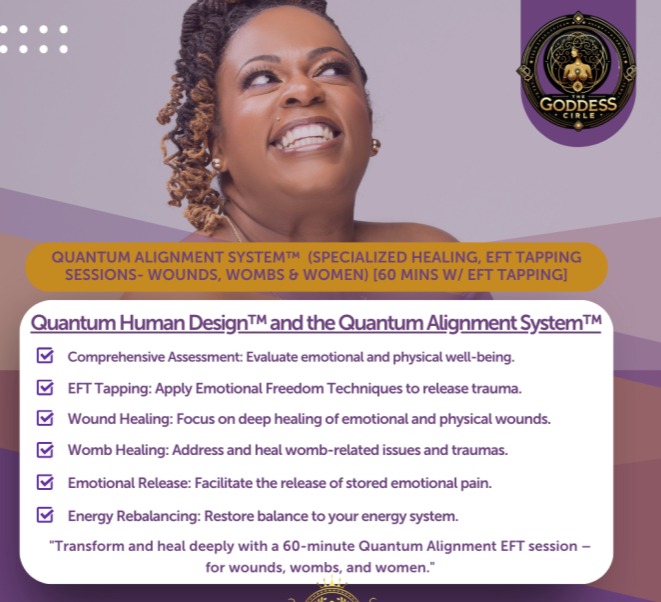 Quantum Alignment System™ (Specialized Healing, EFT Tapping Sessions- Wounds, Wombs &amp; Women) [60 Mins w/ EFT tapping] thumbnail