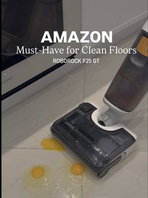 Link in bio 🔗 Your sign to upgrade your cleaning routine ✨ The Roborock F25 GT vacuums & mops in one go (even spilled eg