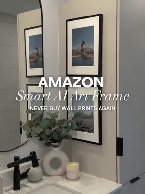 Never buy wall prints again! 😍✨ This smart AI art frame lets you switch your pictures in seconds.. link in my bio 🔗 Chec
