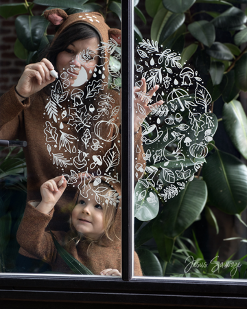 HELLO AUTUMN - WINDOWS FREE PRINTABLE thumbnail