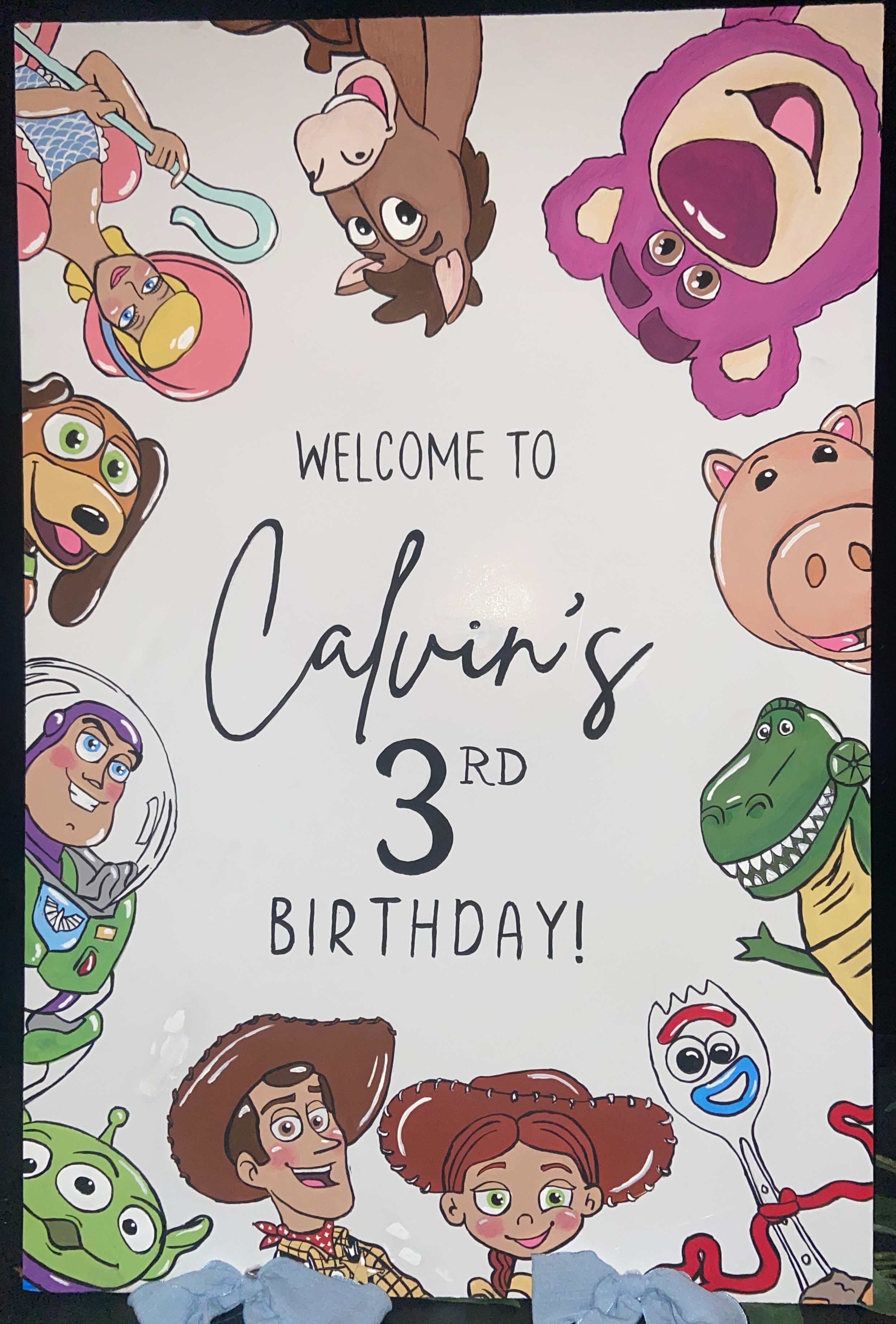 Toy Story 3rd Birthday - Entrance Poster Board thumbnail
