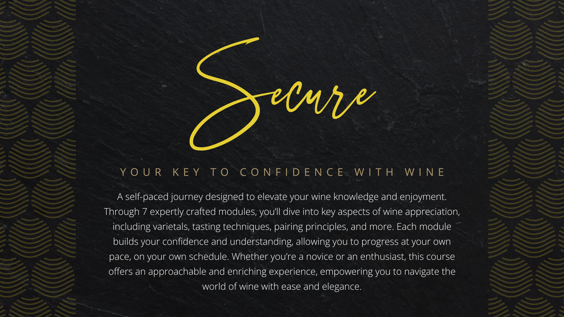 Secure: Wine 101 | Your confidence starts here thumbnail