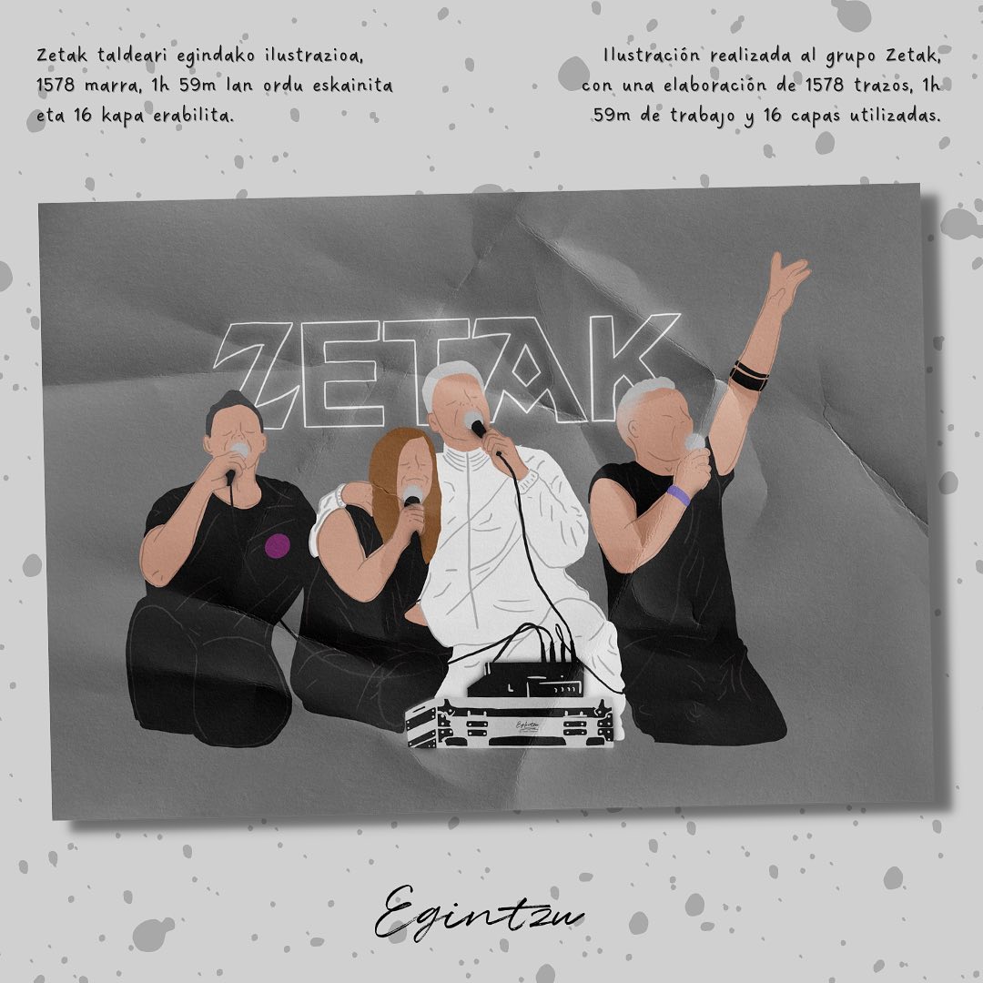 ZETAK✨ @zetak_org 

Hasieratik zerbait garrantzitsua markatu duen taldea da Zetak, eta nire erosotasun eremutik kanpo il