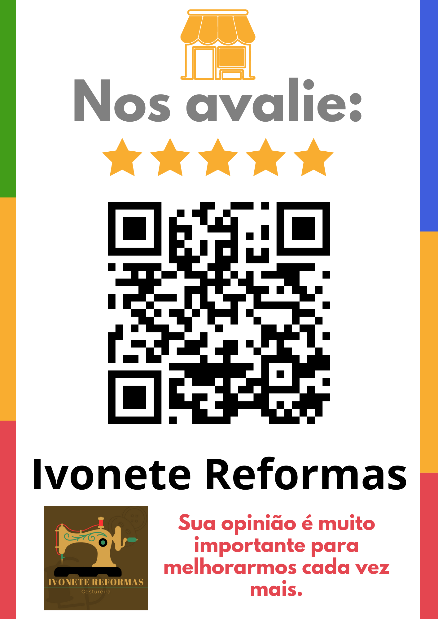 Nos Avalie, clique e vá direto pra pagina do google thumbnail