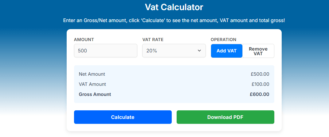 Simplify VAT Calculations with VATCalc.dev thumbnail