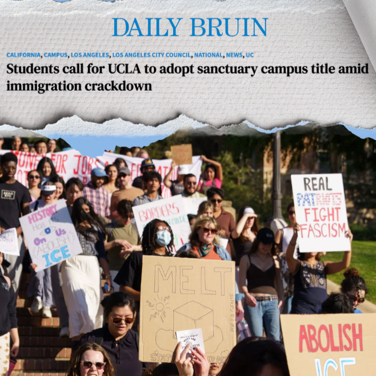 Daily Bruin: Students call for UCLA to adopt sanctuary campus title amid immigration crackdown thumbnail