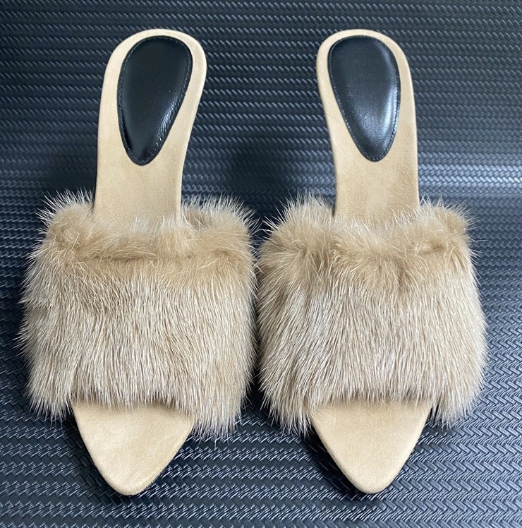 YSL Fur Mule thumbnail
