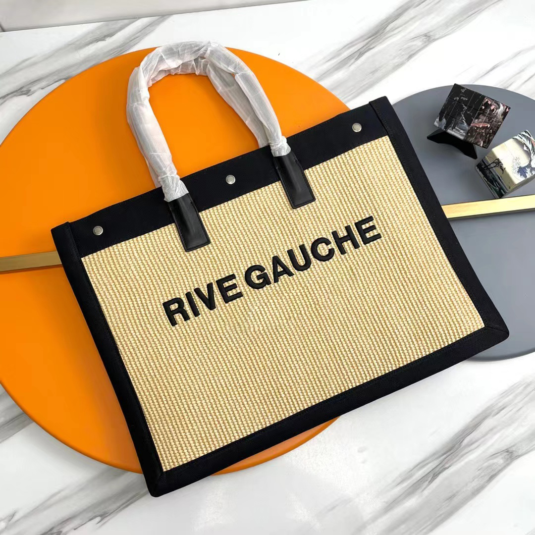 YSL- Rive Gauche tote (Raffia) thumbnail
