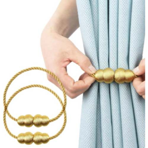 2 Pack Magnetic Rope Decorative Curtain Tiebacks thumbnail