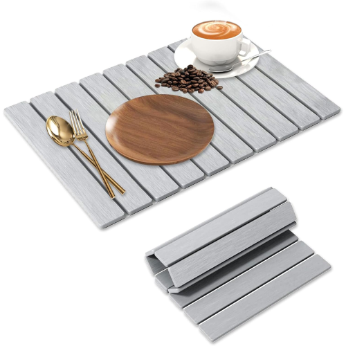 Large Stone Dish Drying Mat for Kitchen Counter thumbnail