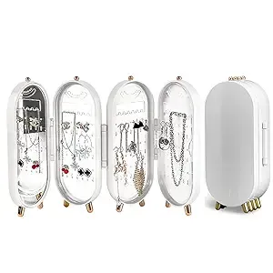 Lejesth Foldable Earring Holder Jewelry Organizer Box thumbnail