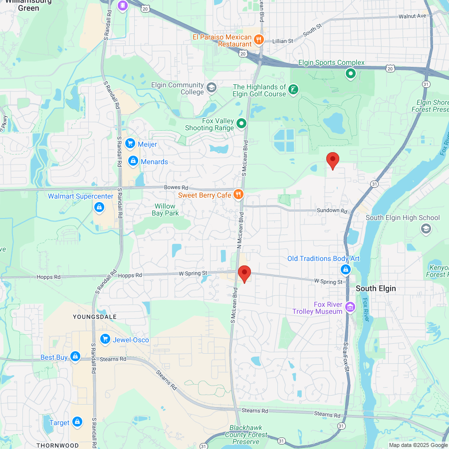 Gail Borden Public Library District: South Elgin Branch to Fox Valley Stamping Company  thumbnail