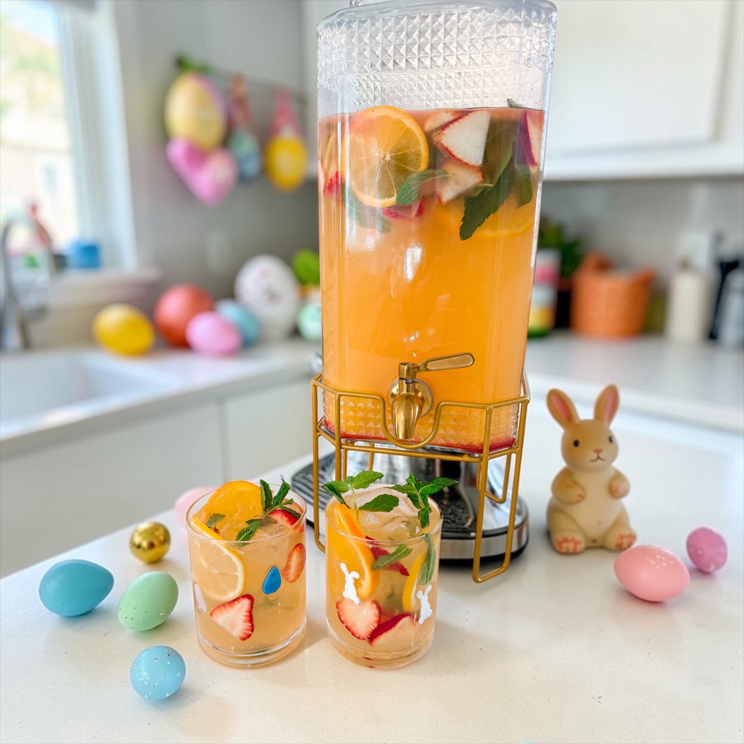 Refreshing Easter Sangria Punch (Easy Spring Party Drink for a Crowd) thumbnail