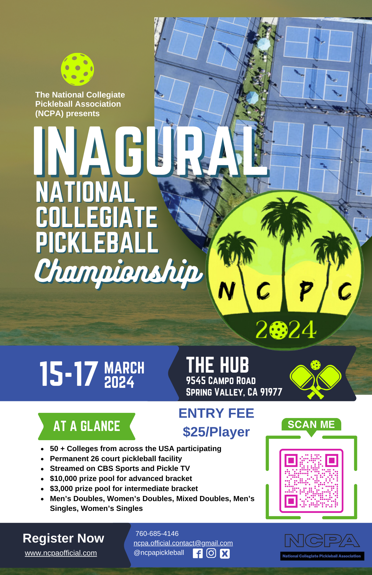 National Collegiate Pickleball Championships 2024 thumbnail