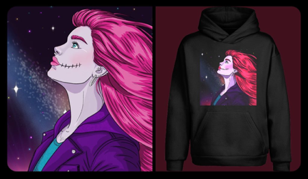 Keep Ur Eyes to the Sky LE Hoodie 10/10 available until 12.12.24 thumbnail