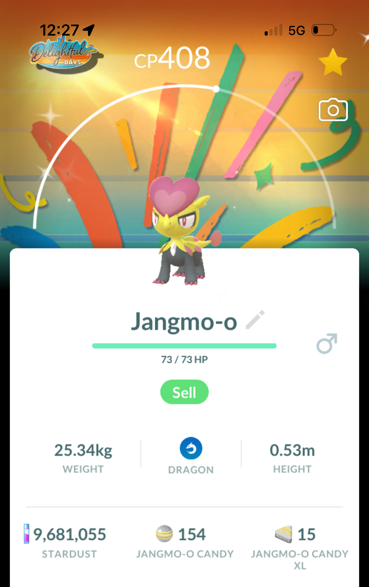 ✨Jangmo-o w/ Delightful Days Background (1 Available) $3 Each thumbnail