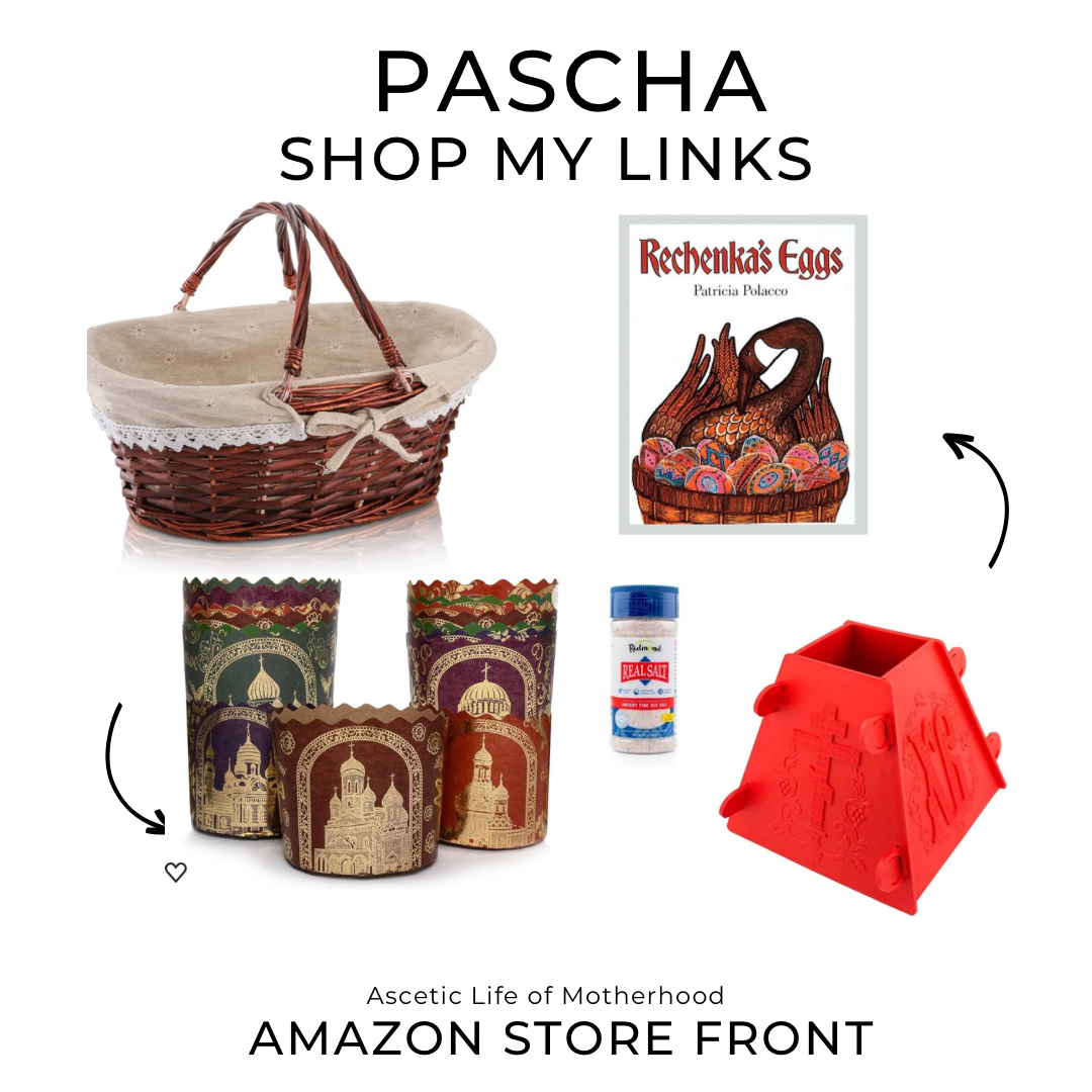 Pascha Amazon Storefront — Ascetic life of motherhood thumbnail
