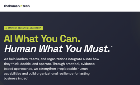 The Human x Tech practice - AI Strategy, Education & Leadership thumbnail