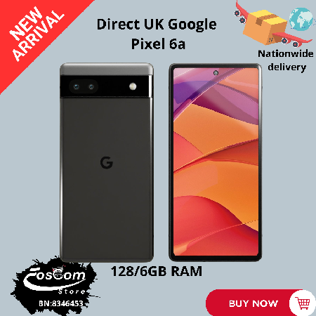 Google Pixel 6a| Storage: 128/6GB| Network: 5G| Battery: 4410mAh| OS: Android 15™ upgradable up to Android 20™| Price:₦265,000 thumbnail