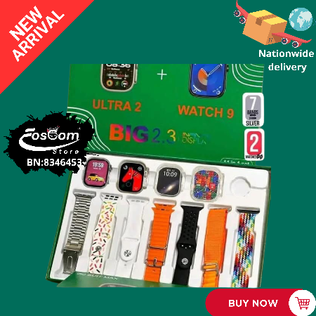 BIG 2.3 Dual Edition: 7 premium watch bands| Receiving phone calls, notifications view and sports mode| Professional waterproof| Price:₦35,000 thumbnail