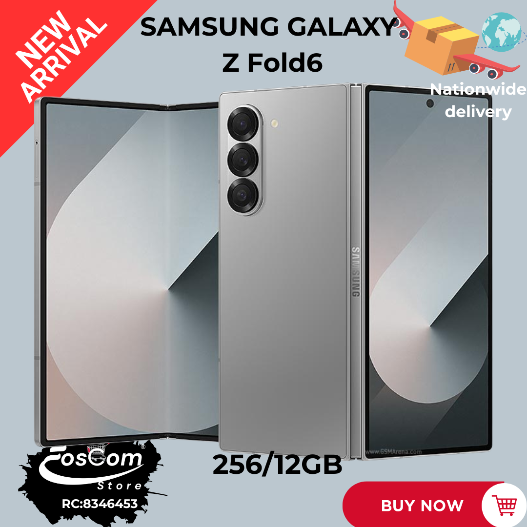 SAMSUNG GALAXY Z FOLD6: Brand new| Network: 5G Storage: 256/12GB Battery: 4400mAh OS: Android 14™ upgradeable up to Android 21™| Price:₦1,400,000 thumbnail