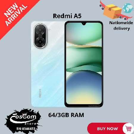 Brand New Redmi A5: Android 15™ upgradable up to Android 17™| 5200mAh Battery| Price start:₦115,000 thumbnail