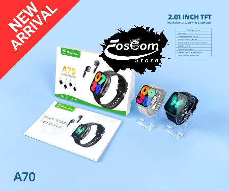 A70: with built-in headphones receiving calls and notifications view sports mode and other great features Price:₦50,000 thumbnail