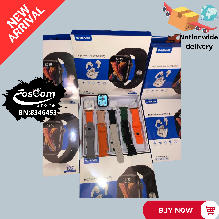 X10: 10 straps inside the box| original native head design| receiving Phone calls, notifications view and sports mode| Price:₦30,000 thumbnail
