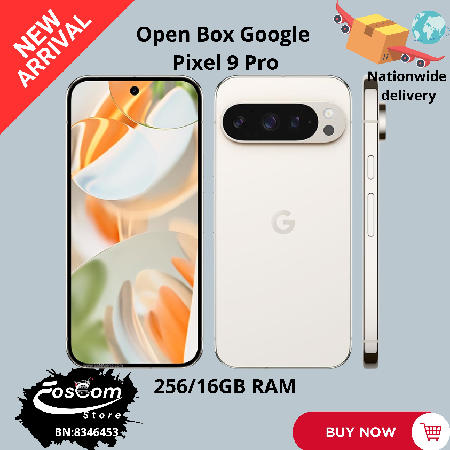 Google Pixel 9 Pro: Status: Open Box, grade a+++|Android 14™ upgradable up to Android 22™| ROM 128/16GB RAM I Battery: 4700mAh| Price:₦1,350,000 thumbnail